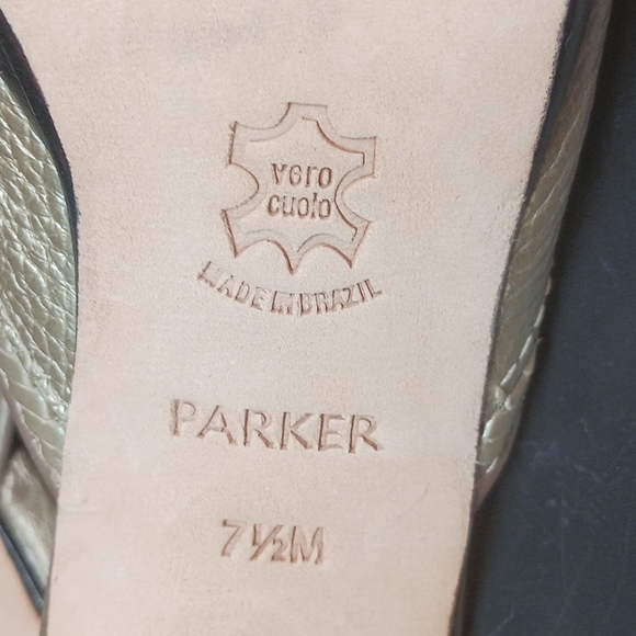 Brighton Sandals Slides Taupe/Light Beige  Size 7.5 Medium  Parker - Picture 7 of 8